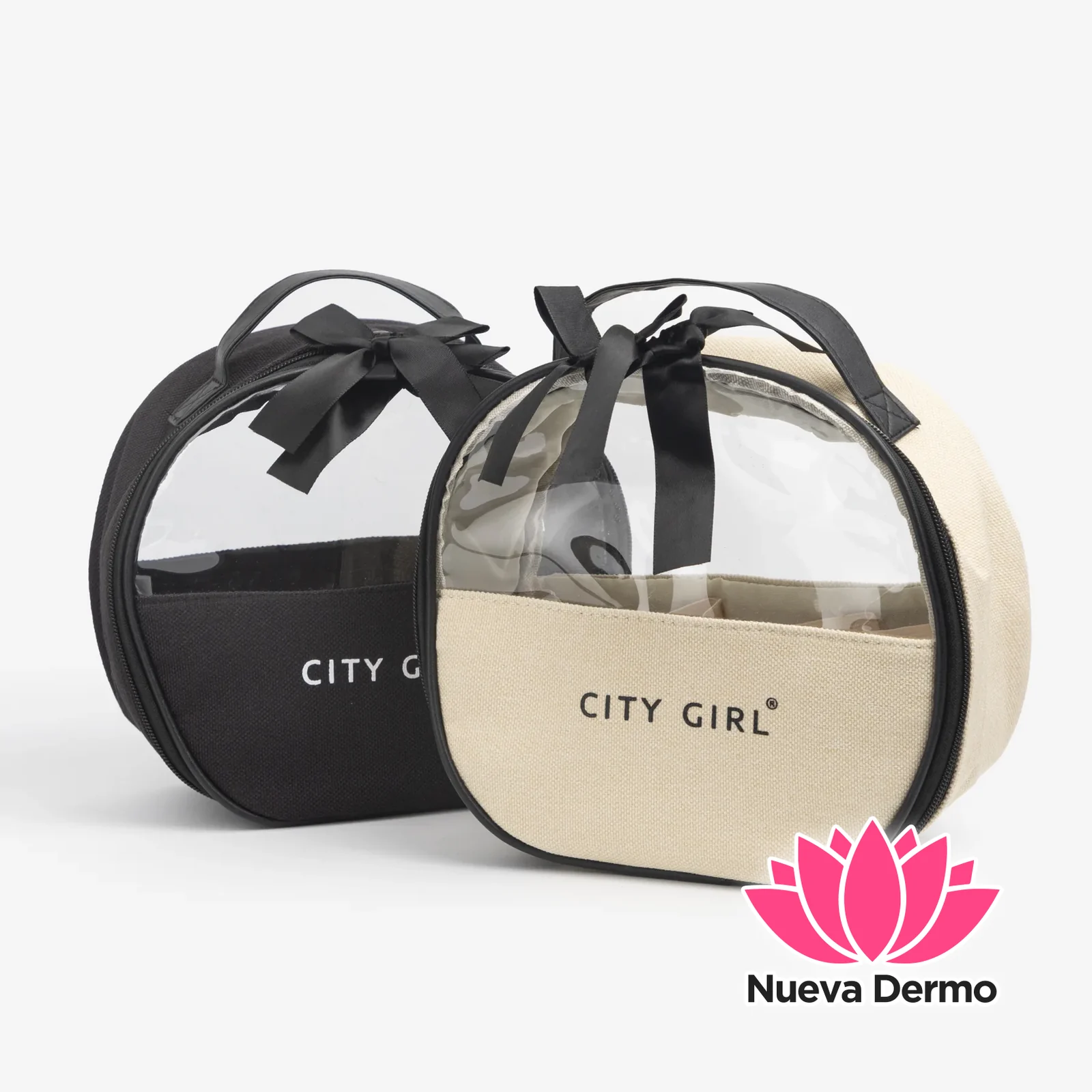 PORTA COSMETICO REDONDO – CITY GIRL