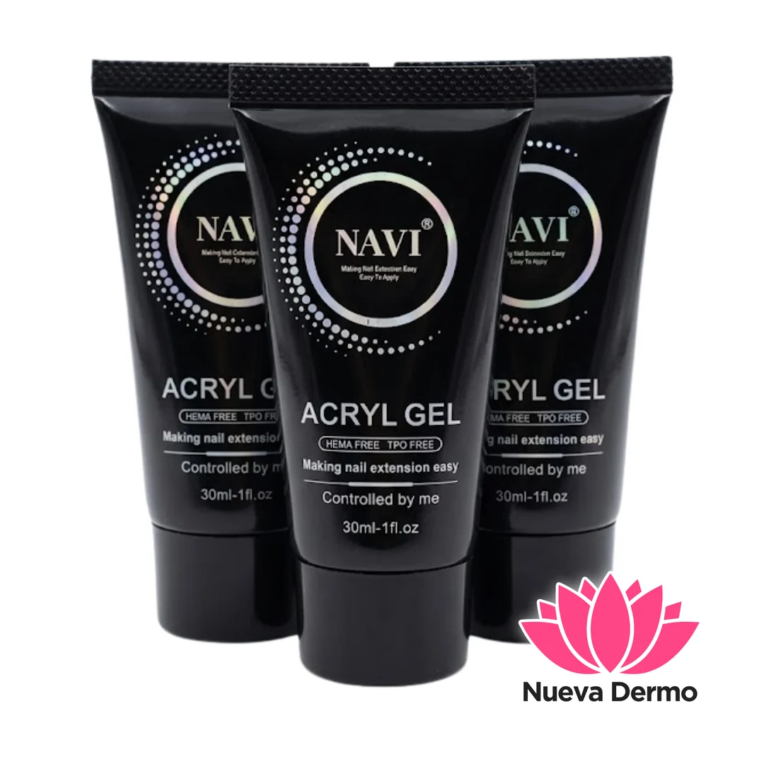Poligel Acryl Gel Navi Gelificadas 30g Uv/led Uñas Esculpida 001