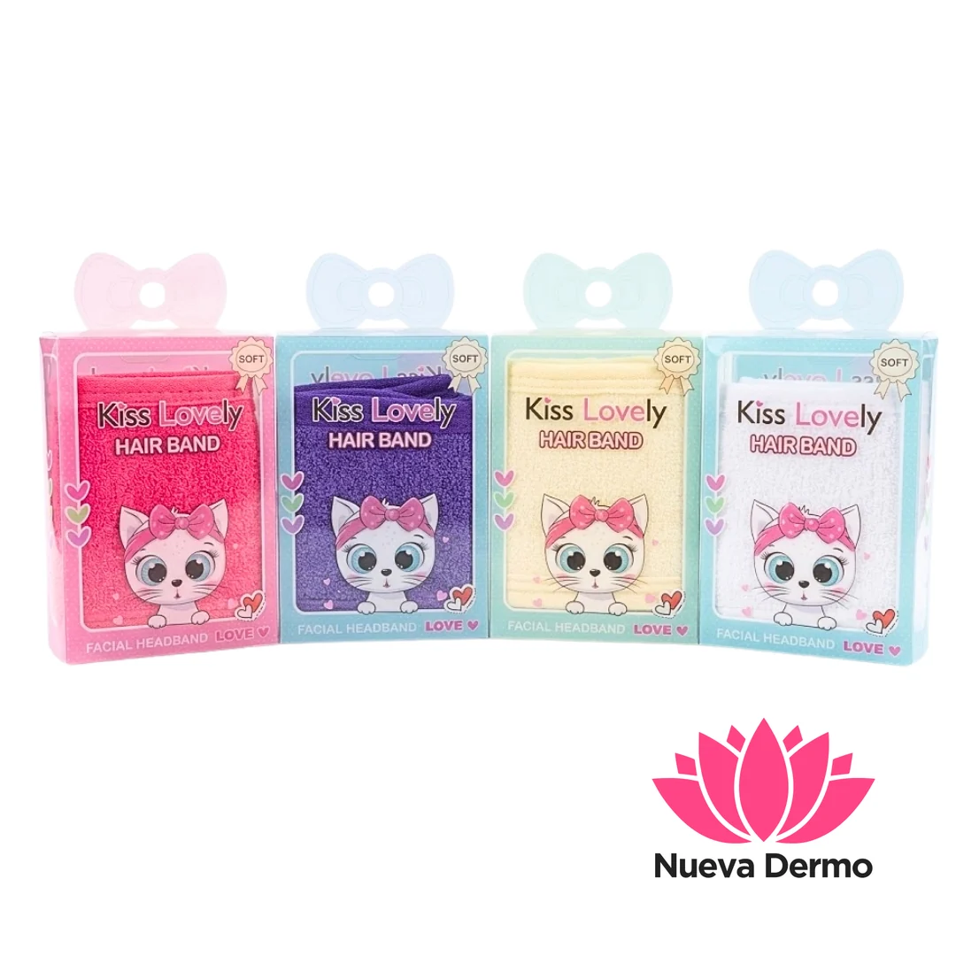 Vincha De Toalla Cosmetologia Maquillaje Spa Masaje Colores