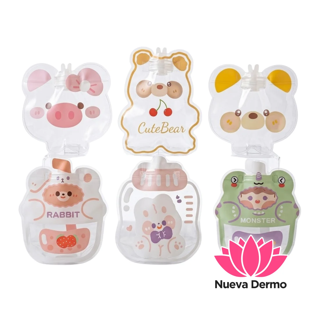 Mini Bolsa De Agua Caliente Transparente Kawaii