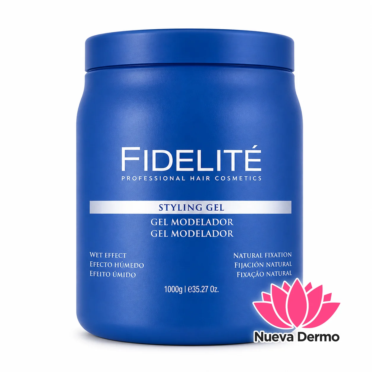 GEL MODELADOR FIJACIÓN NATURAL 1000g FIDELITE