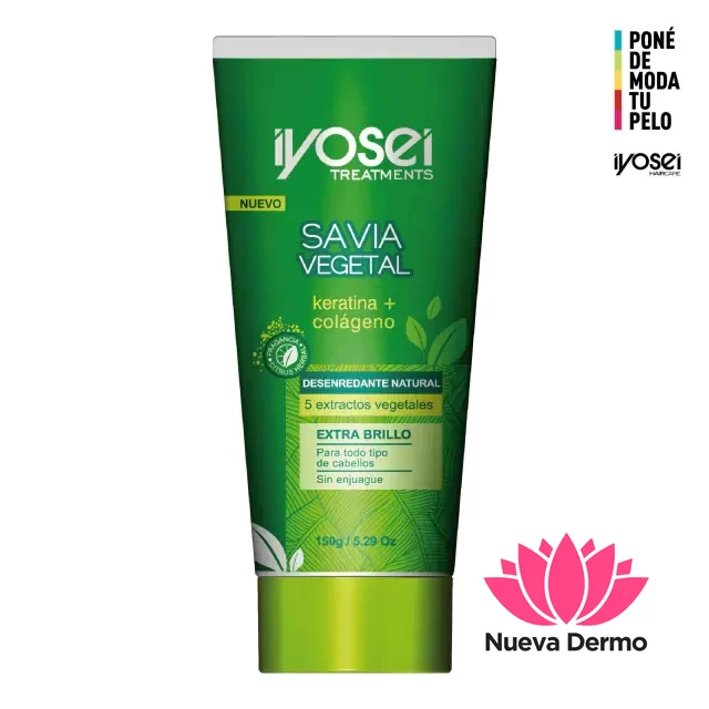 Savia Vegetal Keratina Y Colageno Iyosei 150grs