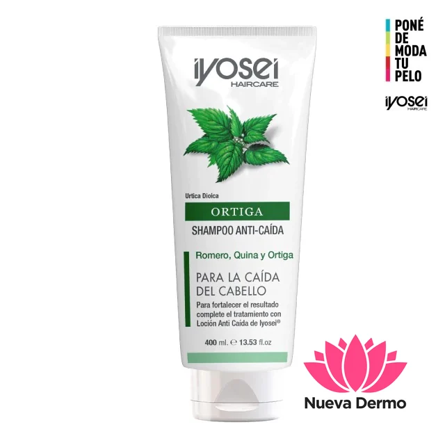 Shampoo Caida Con Doble Extracto De Ortifa 400ml Iyosei
