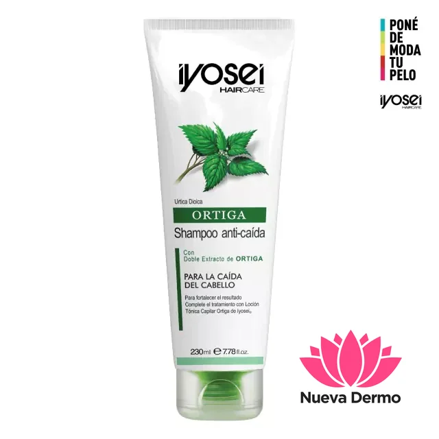 SHAMPOO CAÍDA CON DOBLE EXTRACTO DE ORTIGA - 230 ml IYOSEI