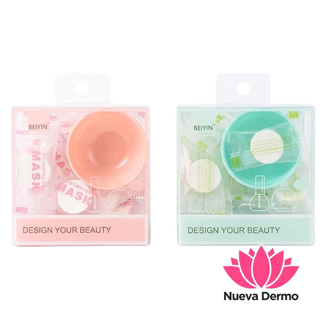 Mascarilla Comprimida X25 + Bowl Pastilla Capsula Beiyin