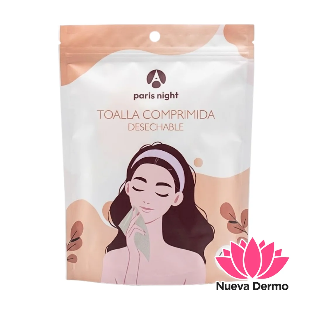 Toalla Comprimida Desechable X6 Paris Night Beauty