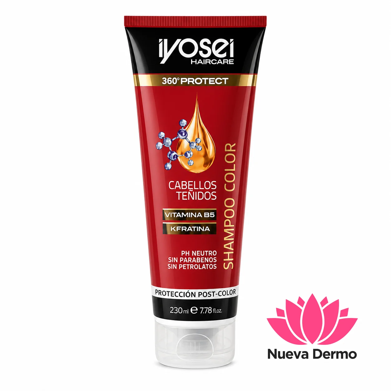 Shampoo protección post-color con keratina 230ml iyosei