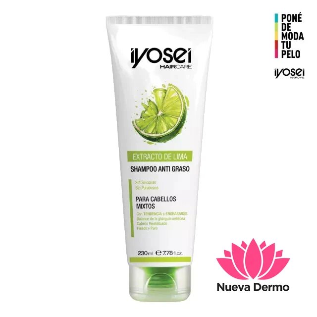 SHAMPOO PURIFICANTE CON EXTRACTO DE LIMA - 230 ml IYOSEI
