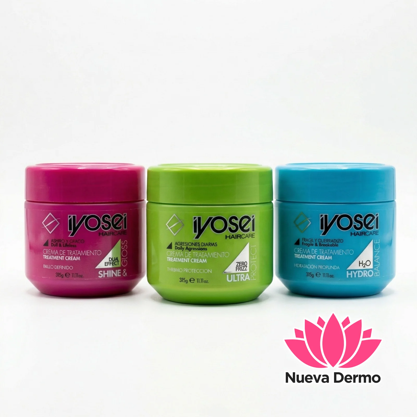 Mascara Crema Tratamiento Capilar Iyosei 200ml H2O