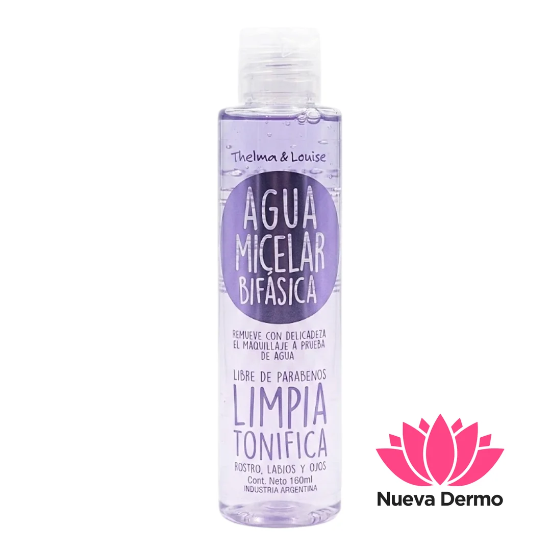 Agua Micelar Bifasica 150ml Limpieza Facial Thelma & Louise