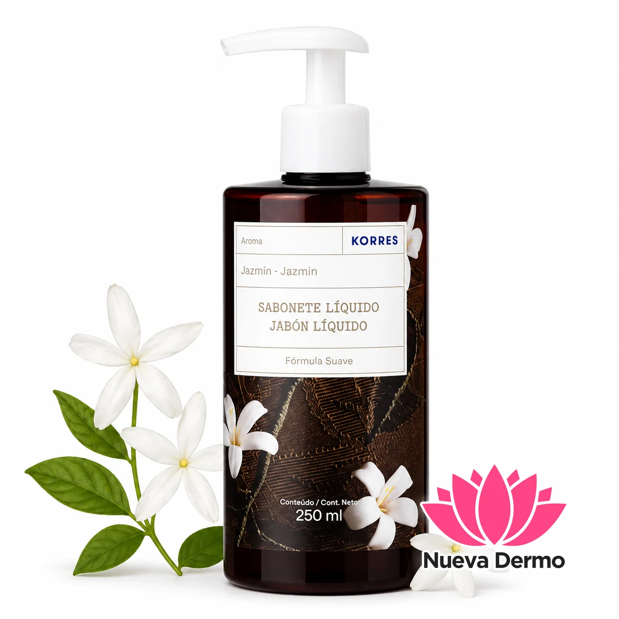 Jabón Líquido Extra Hidratante Jazmín Korres 250ml