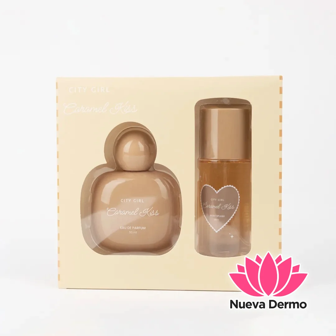 Kit De Perfume + Body Splash Caramel Kiss City Girl