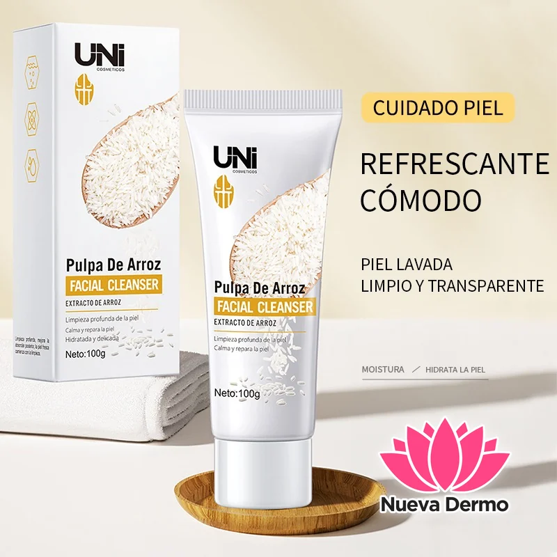 Limpiador Facial De Arroz Limpieza Profunda Suave 100g 20460