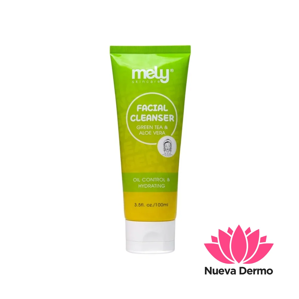 Limpiador Facial Skincare C/ Te Verde y Aloe Vera Mely x1
