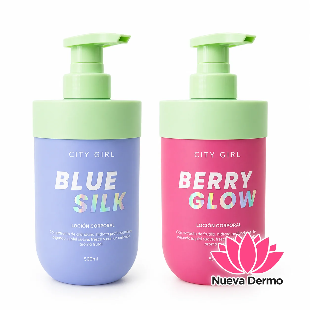 Locion Corporal Berry Glow Extracto Frutilla 500ml City Girl Frutilla