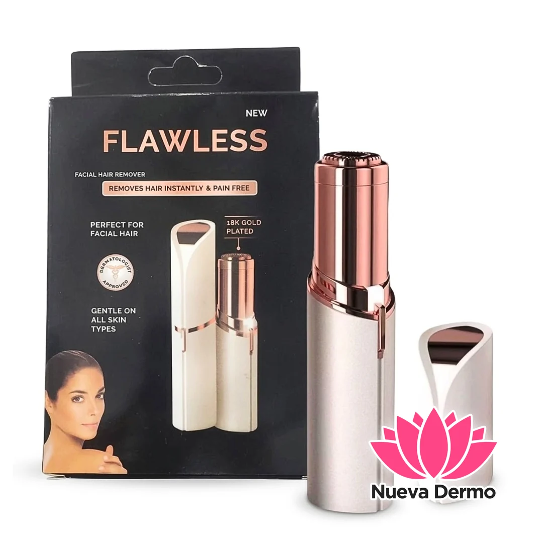 Depilador Facial Vello Removedor Dama Mujer Sin Dolor A Pila X12