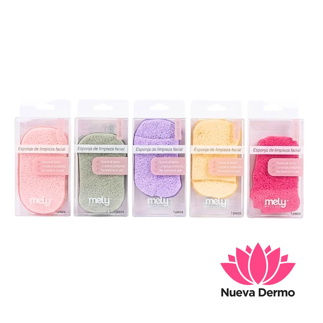 Esponja Limpiador Exfoliante Facial Rostro Forma Rectangular