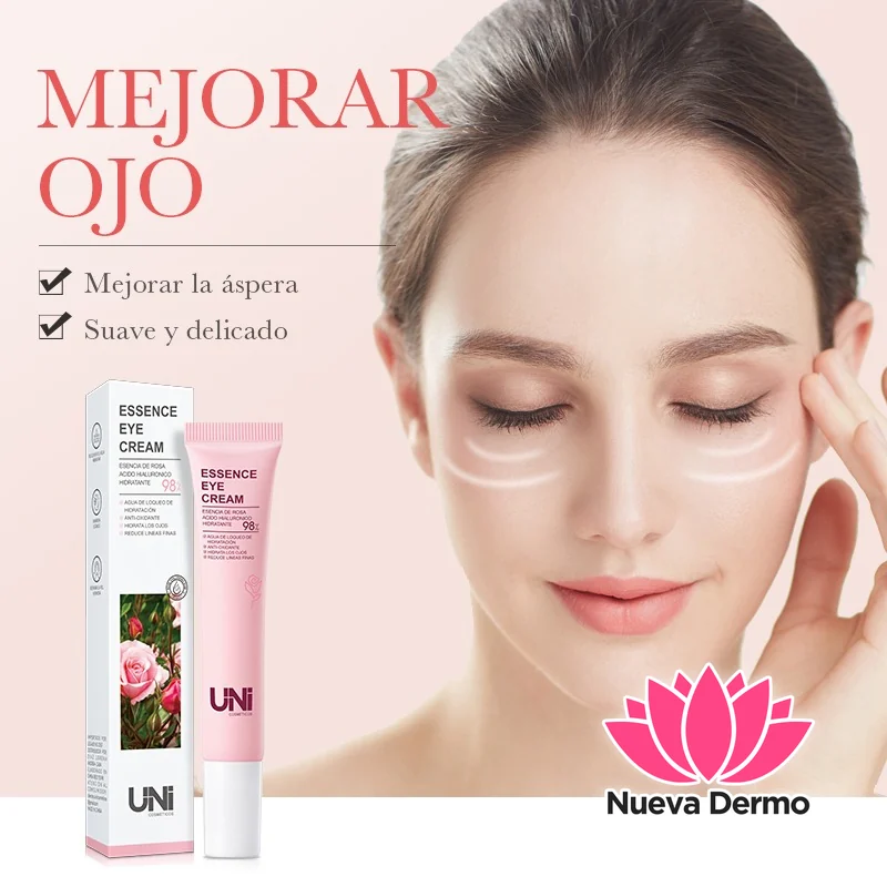 Contorno Para Ojos Hidratante De Rosas Con Acido Hialuronico x1