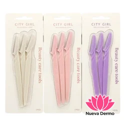 Set X3 Perfiladores De Ceja Rostro Citygirl Perfilado Facial