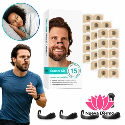 Tiras Nasales Magneticas Para Respirar Kit Completo Dilatador