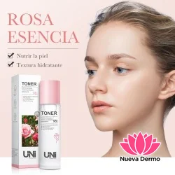 Toner Agua Tonica Hidratante De Rosas C/ Acido Hialuronico