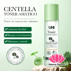 Toner Facial Nutritivo Con Centella Asiatica 120ml