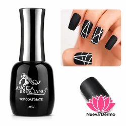 Top Coat Matte Velvet Angela Bresciano 15ml Semipermanente