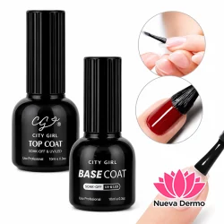 Top Coat Para Semi Permanente Uñas Manicura City Girl 10ml