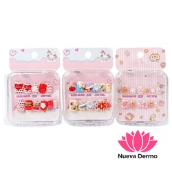 Uñas Postizas Cuadradas P/pies 12pcs Con Pegamento Mujer