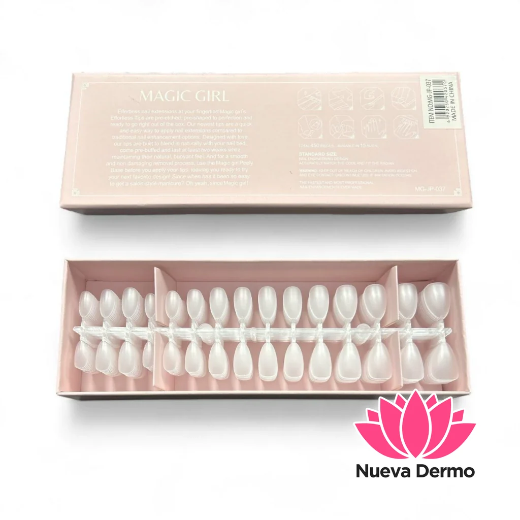 MAGIC GIRL SOFT GEL TIPS PRELIMADO ALMENDRA 450PCS MG-JP-037 6920250420370