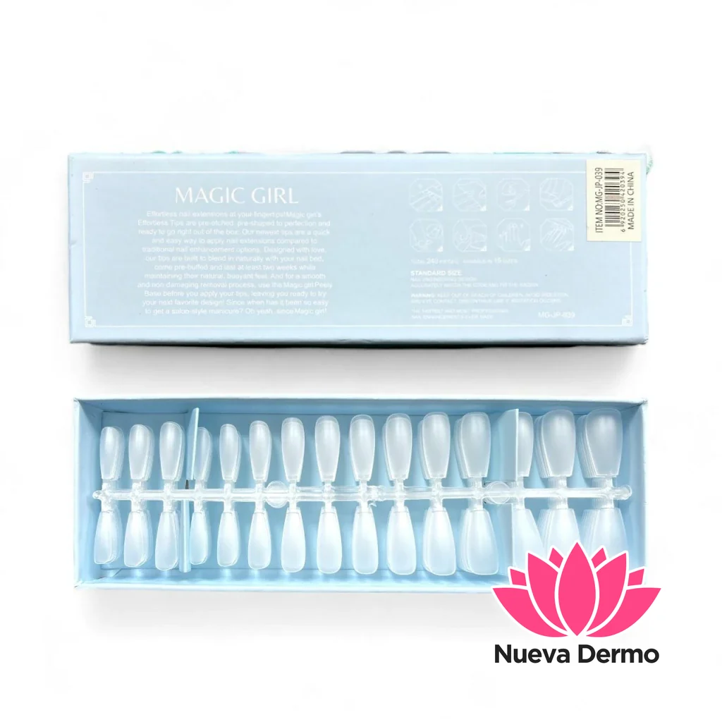 MAGIC GIRL SOFT GEL TIPS PRELIMADO COFFIN 240PCS MG-JP-039 6920250420394
