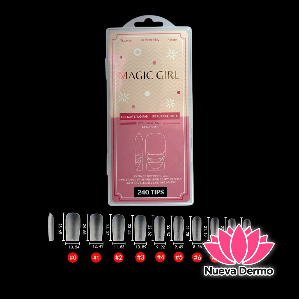 ($3200) MAGIC GIRL TIPS CUADRADA 240PCS MG-JP-029 6920250420295