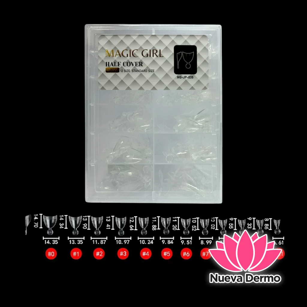 ($3000) MAGIC GIRL SOFT GEL TIPS ALMENDRA 240PCS MG-JP-035 6920250420356
