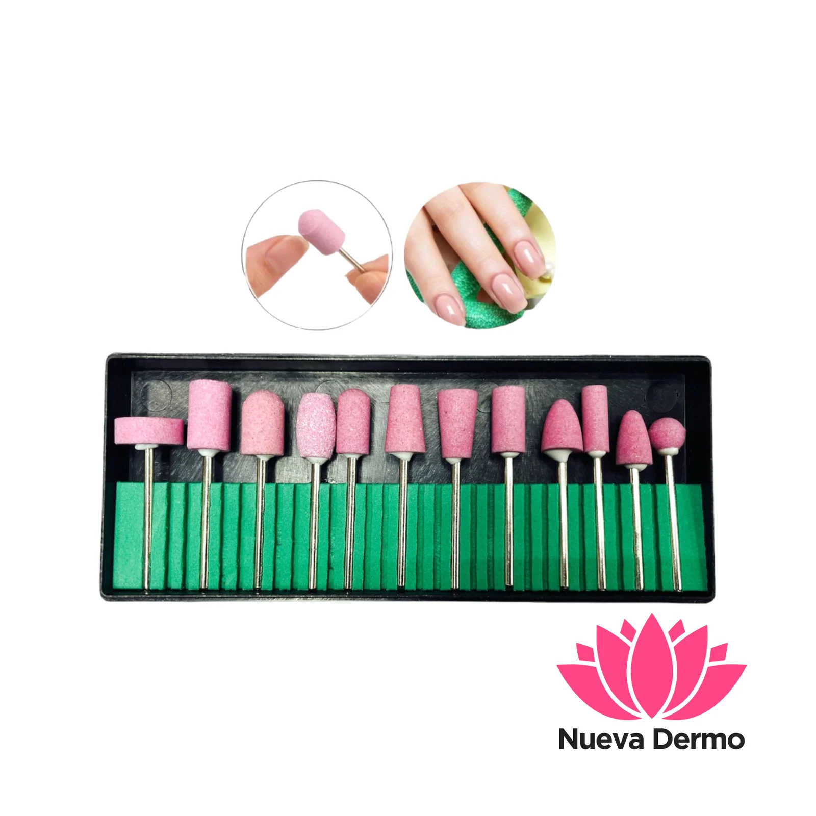 KIT FRESAS PARA PULIDOR 12PCS 7772021202406 MG-222 MG-YQ24