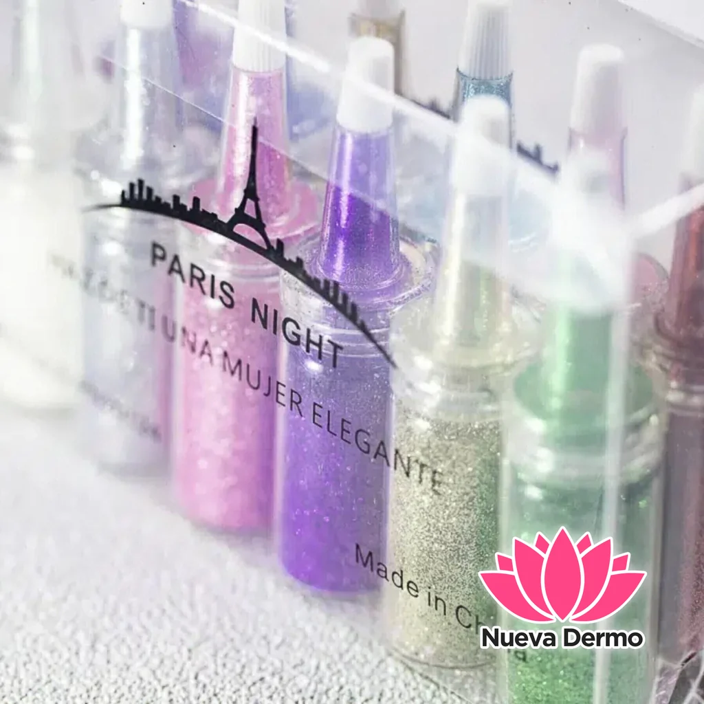 PARIS NIGHT POLVO BRILLO MULTI COLOR 12PCS PN20124-1