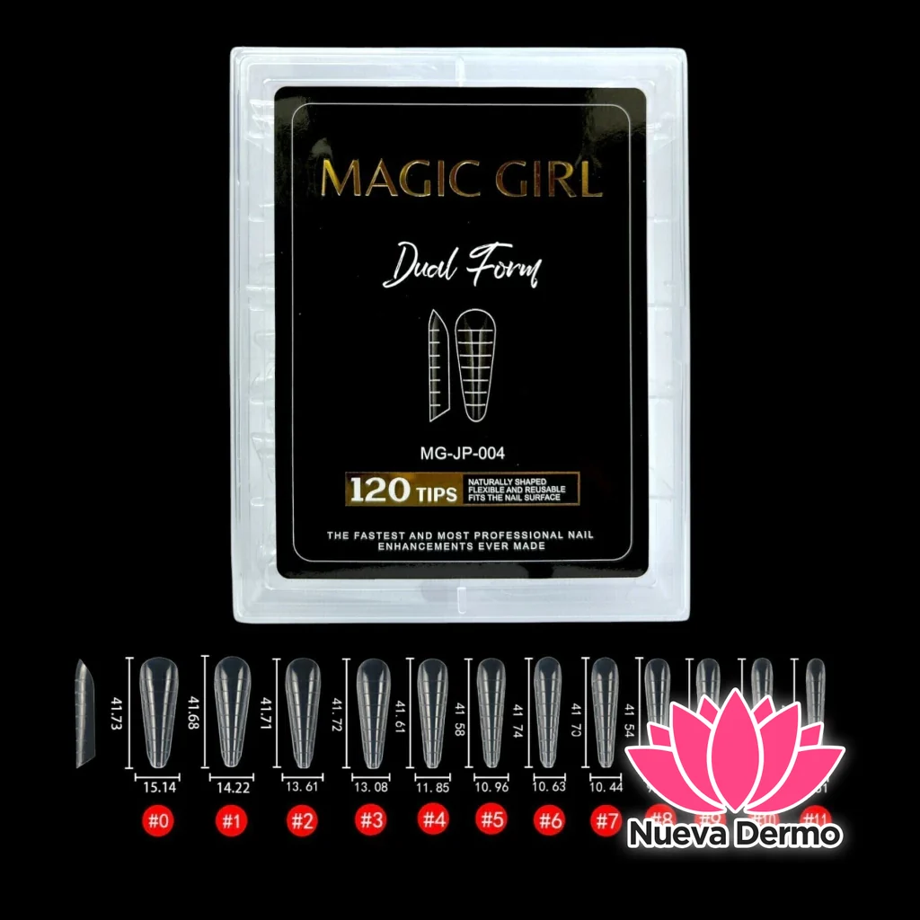 ($2900) MAGIC GIRL DUAL FORM COFFIN TRANSPARENTE 120PCS MG-JP-004 6920250420042