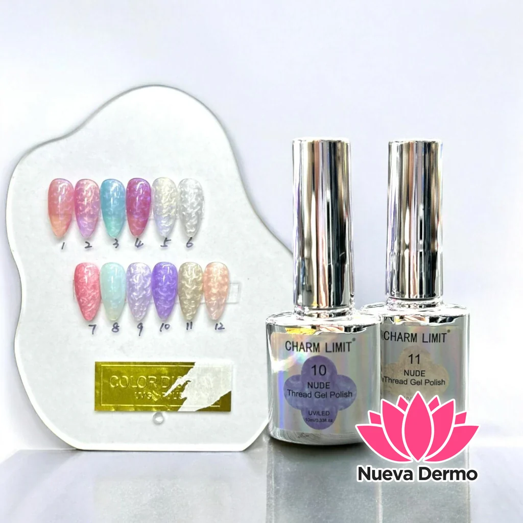 SEMI CHARMLIMIT NUDE THREAD GEL POLISH X12 ZQ-15 7772686975059