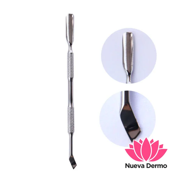 Repujador de cutículas doble punta recta acero Cherimoya BH005205
