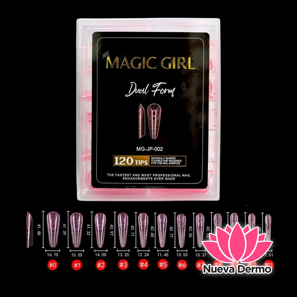 ($3800) MAGIC GIRL DUAL FORM COFFIN ROSADA 120PCS MG-JP-002 6920250420028