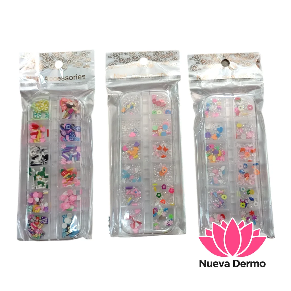 NAIL ACCESORIE DECOEST X12 RODAJA CONFETI 6900200088027