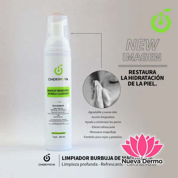 CHERIMOYA makeup removing bubble cleanser RICH BURBLES DESMAQUILLANTE EN ESPUMA 7805230040016 crl0042308