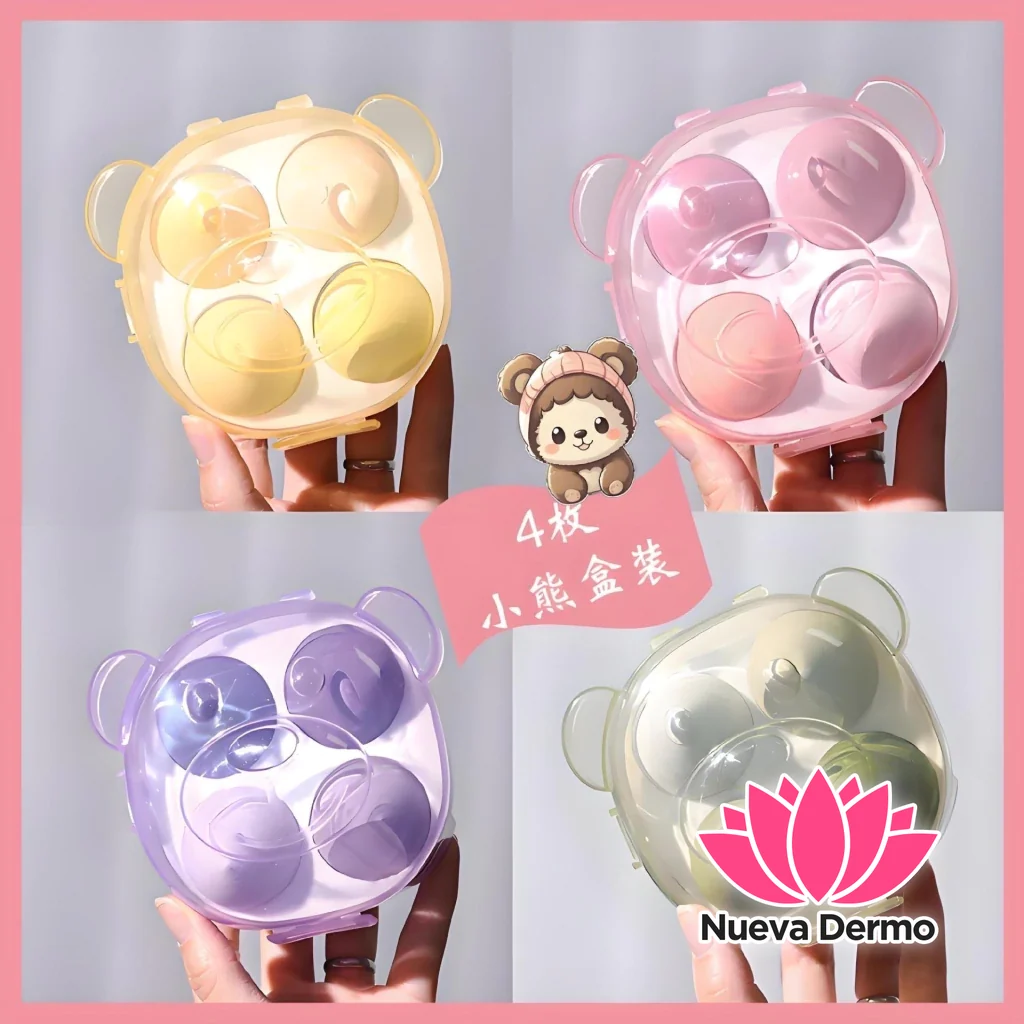 ESPONJA MAQUILLAJE X4PCS MG-253019 6972547654036