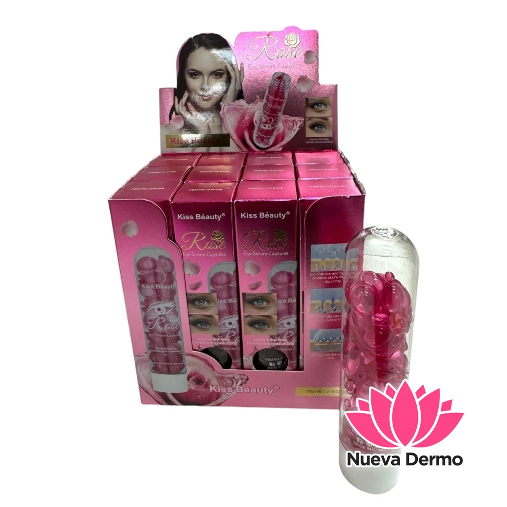 KISS BEAUTY ROSE EYE SERUM CAPSULES 1219-03B MG-456903072413096