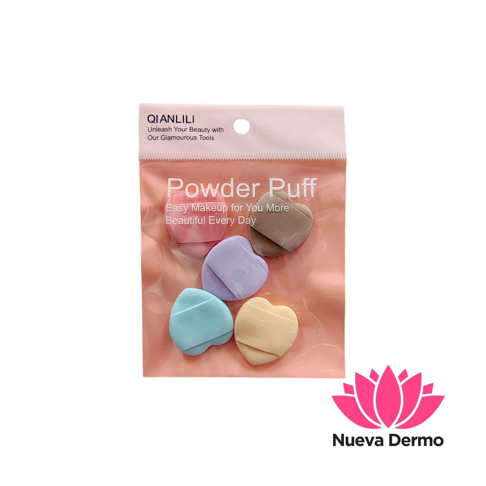 QIANLILI ESPONJA CORAZON X5PCS 6921099212843 HT-1602 6921099216025