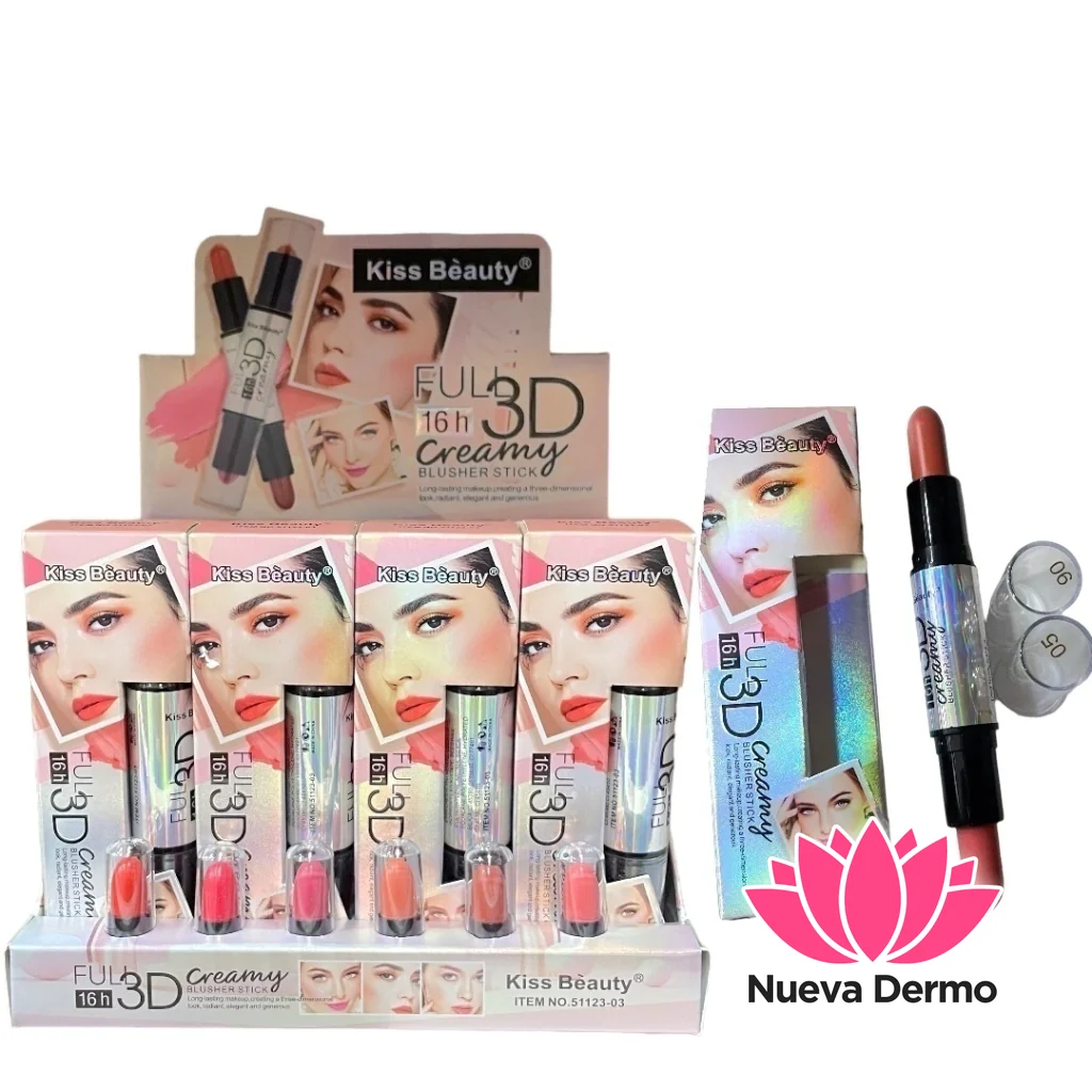 KISS BEAUTY FULL 3D CREAMY LABIAL DOBLE PUNTA 6903072423750