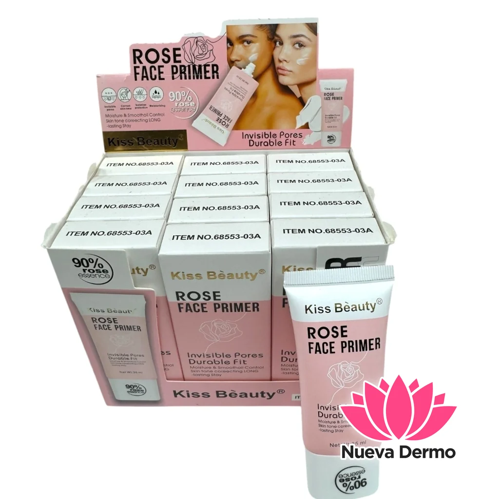 FACE PRIMER ROSE KISS BEAUTY 68553-03A MG-60 6903072435852