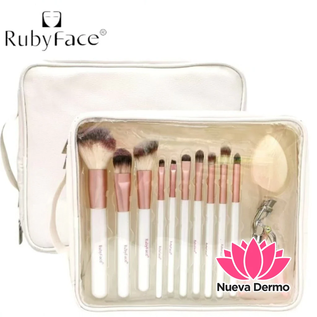 RUBYFACE KIT BROCHA ESCUCHE X10PCS MG-253007 6920252530077