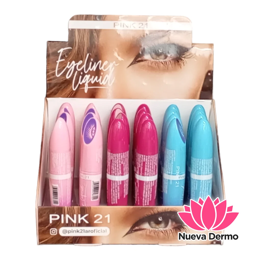 PINK21 EYELINER LIQUID DELINEADOR LIQUIDO OJO CS4141 6952938458702