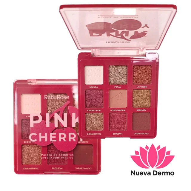 RUBYROSE PINK CHERRY PALETA DE SOMBRAS HB-E2202