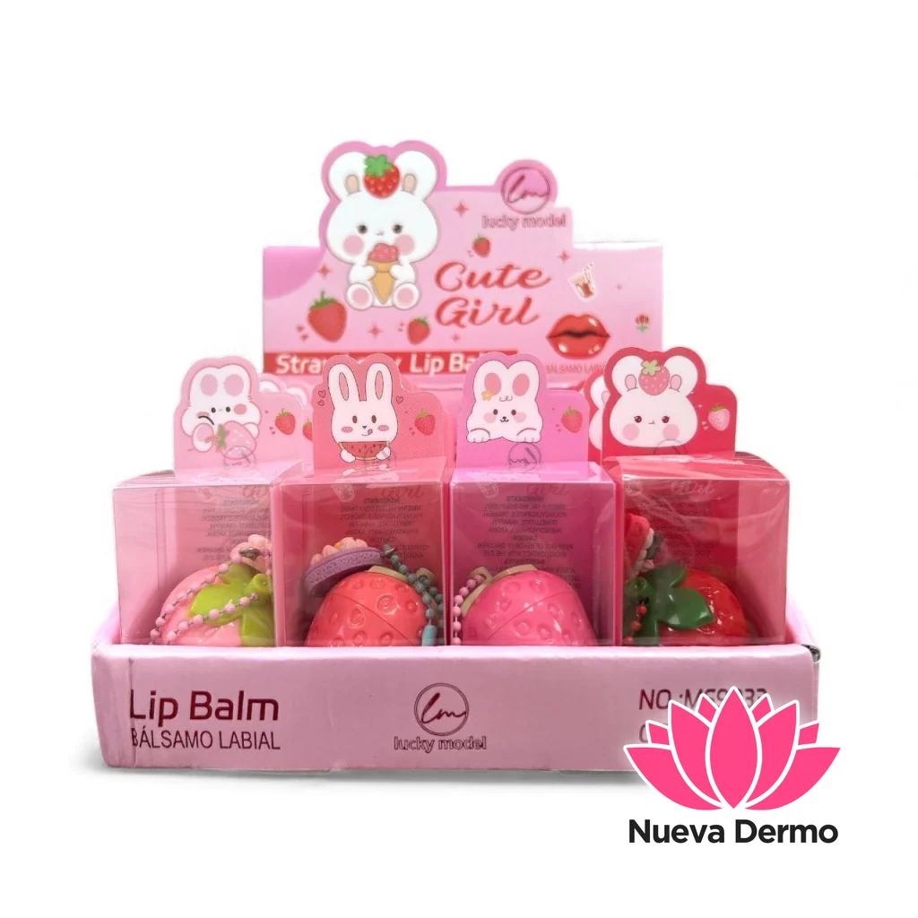 LUCKY MODEL STRAWBERRY LIP BALM MS9033 08-25L-8DH-2144 6978435780115